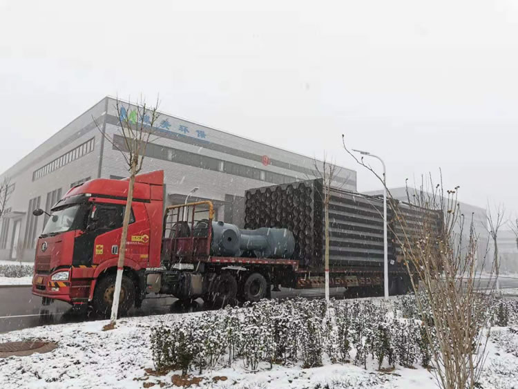 冒風(fēng)雪、戰(zhàn)嚴(yán)寒，2020新年伊始濕電除塵器發(fā)貨貴州